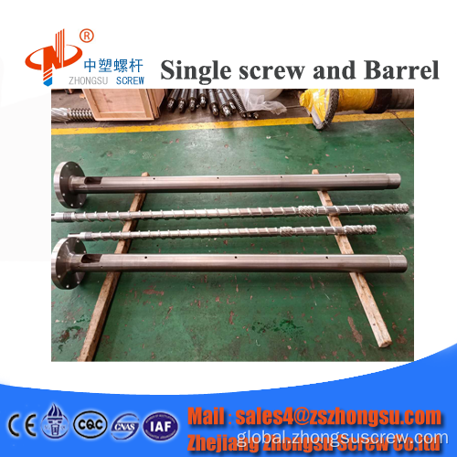 Pvc Film Extruder Screw Barrel PVC Film Blowing Extruder Single Screw Barrel Factory